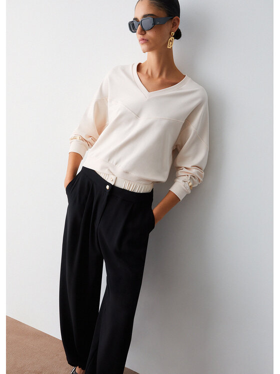 Liu Jo Liu Jo Felpa TA6242JS182X0659 Beige Regular Fit