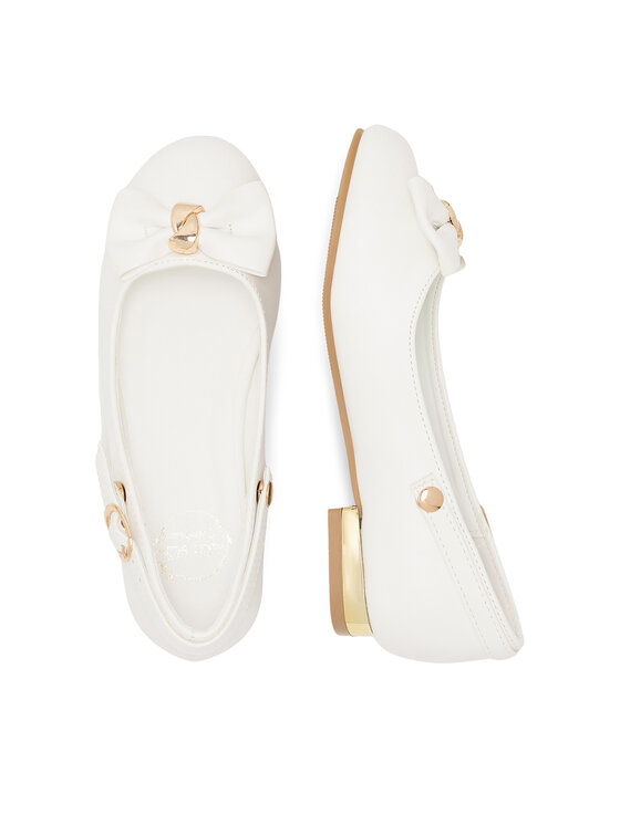 Nelli Blu Nelli Blu Balerinos CSA20260-02 Balta