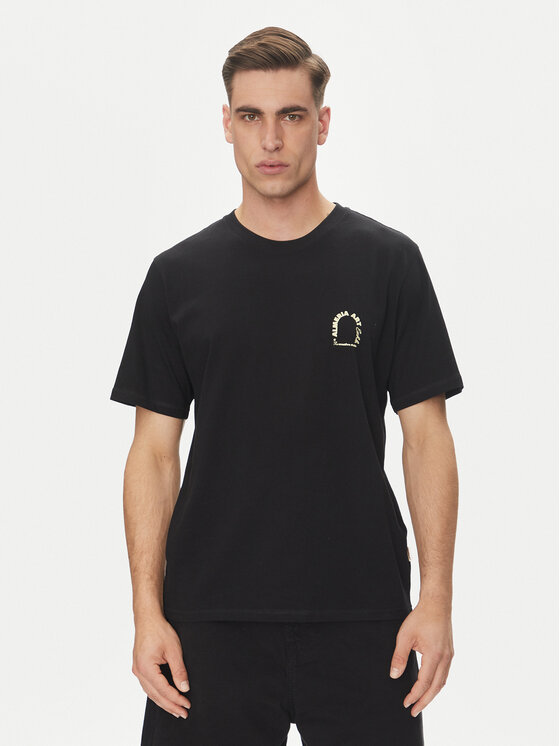 Jack&Jones Jack&Jones T-krekls Almeria 12276785 Melns Relaxed Fit