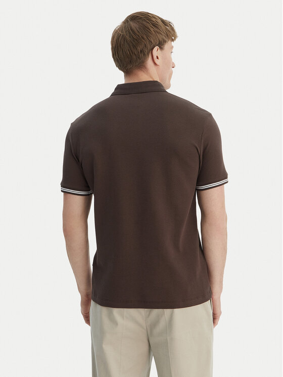 JOOP! Jeans JOOP! Jeans Polokošeľa 15 JJJ-17Amare 30046012 Hnedá Modern Fit