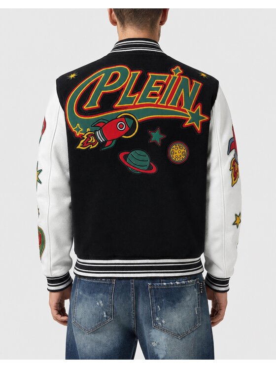 PHILIPP PLEIN PHILIPP PLEIN Bunda bomber 31139 Černá Regular Fit