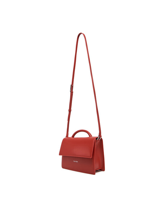 Calvin Klein Calvin Klein Torebka Ck Linn Top Handle Crossbody K60K613162 Czerwony
