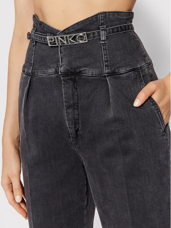 PINKO Pinko Jeans hlače Ariel 1J10QR Y6FG Siva Straight Fit