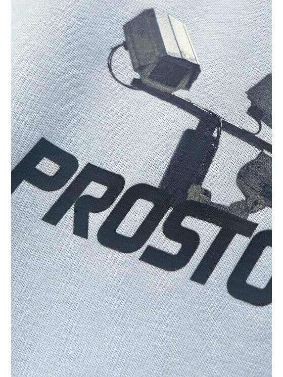 PROSTO. PROSTO. T-Shirt Polo Nine Niebieski Oversize