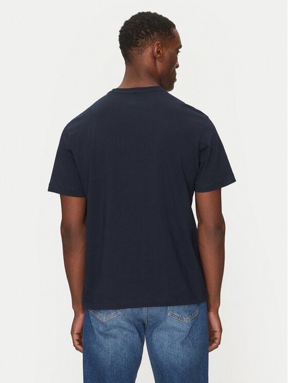 Guess Jeans Guess Jeans Tričko M5RI74 K8FQ4 Tmavomodrá Regular Fit