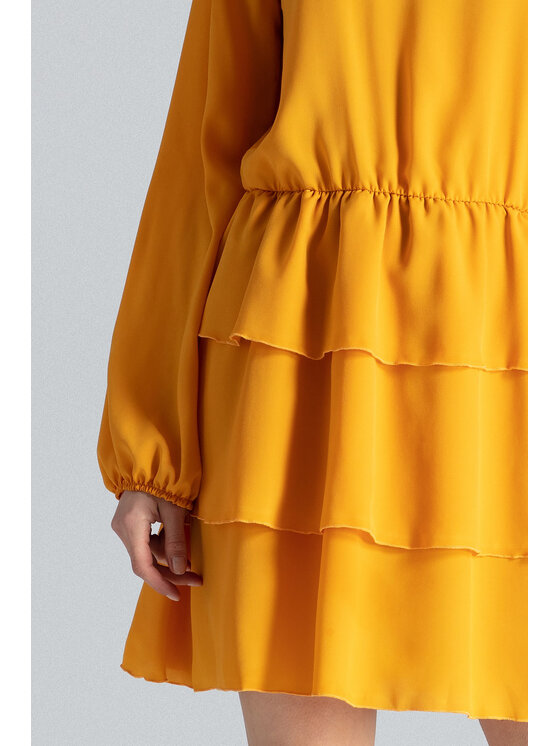 FIGL FIGLFIGL Vestito M601 Giallo Regular Fit