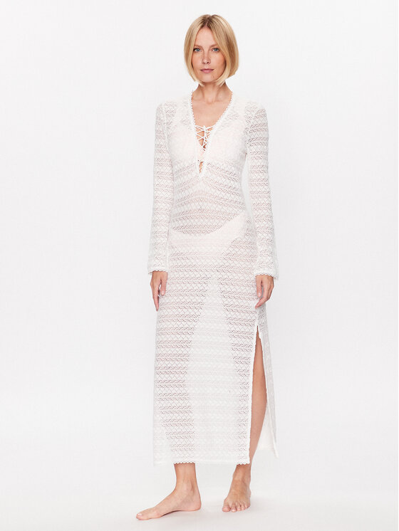 Melissa Odabash Melissa Odabash Vestito da spiaggia Maddison Bianco Regular Fit