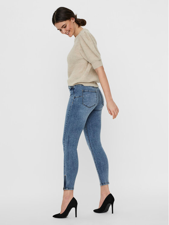 Vero Moda Vero Moda Traperice Tilde 10247111 Plava Slim Fit