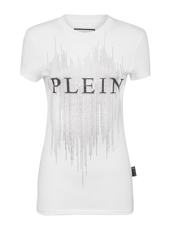 PHILIPP PLEIN PHILIPP PLEIN T-Shirt 1265 Biały Regular Fit