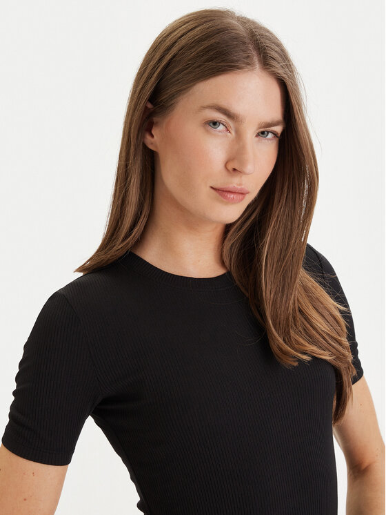 Calvin Klein Calvin Klein Marškinėliai LV044D246G Juoda Slim Fit