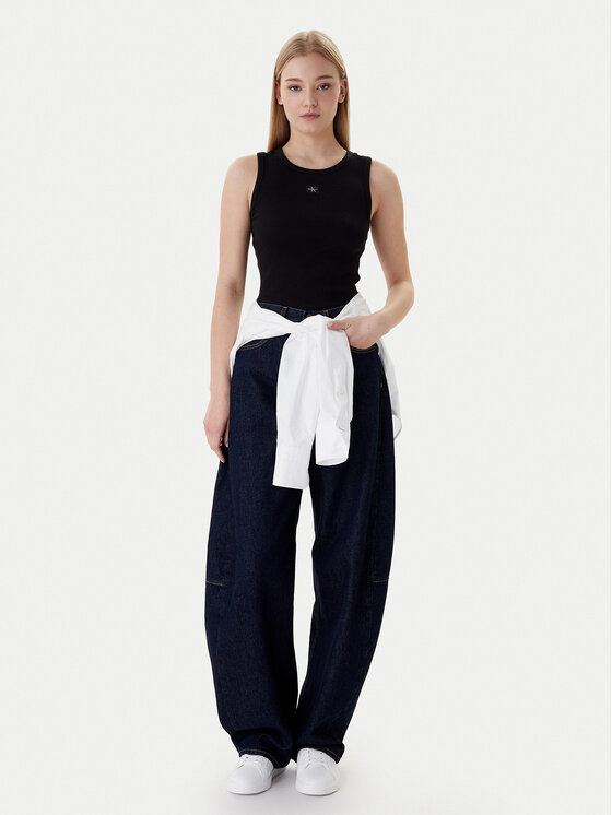 Calvin Klein Calvin Klein Felső LV047C201G Fekete Slim Fit