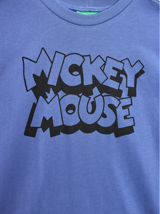 United Colors Of Benetton United Colors Of Benetton Marškinėliai 3096C10EC Mėlyna Regular Fit