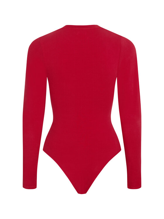 Style Republic Style Republic Body Longsleeve Czerwony ciemny Curvy Fit