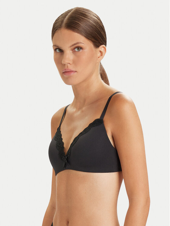 Hunkemöller Hunkemöller Sutien fără armătură Lola 196413 Negru