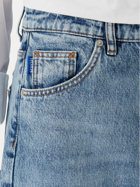 HUGO HUGO Jeans Leni 50559617 Blau Loose Fit