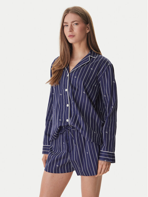 LAUREN RALPH LAUREN LAUREN RALPH LAUREN Pižama ILN12490 Tamsiai mėlyna Regular Fit