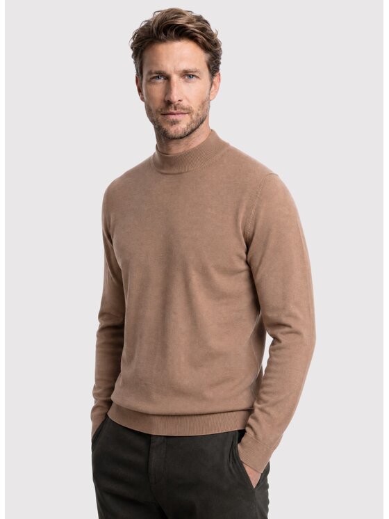 Pako Lorente Pako Lorente Sweter P26WN-2X-009 Brązowy Regular Fit