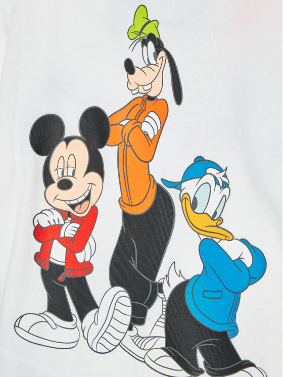 adidas adidas T-Shirt Disney Mickey And Friends H22579 Biały Regular Fit