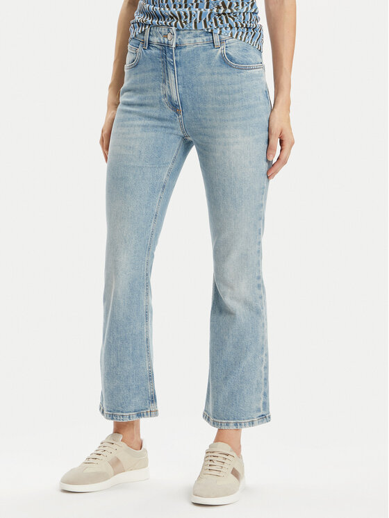 Marella Marella Traperice Fcrop 2413181084 Plava Flare Fit