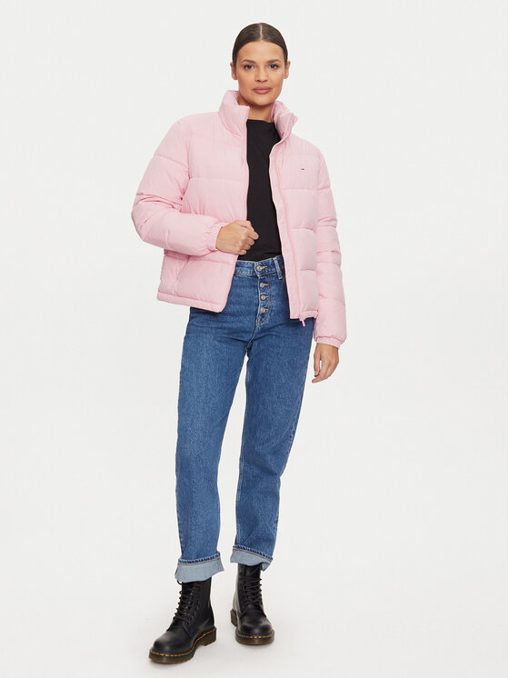 Tommy Jeans Tommy Jeans Зимно яке Essential DW0DW18827 Розов Regular Fit