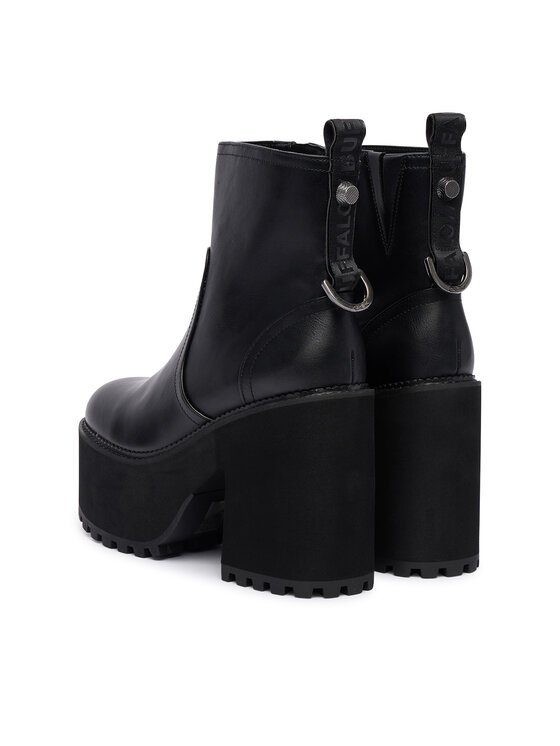 Buffalo Buffalo Botki Killah Zip Boot Mid 1622374 Czarny