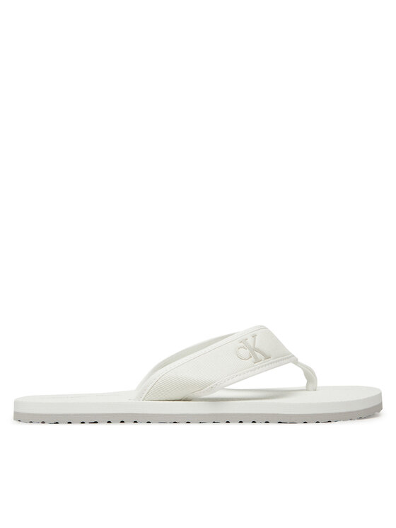Calvin Klein Jeans Calvin Klein Jeans Šlepetės per pirštą Thong+ Cv YM0YM01235 Balta