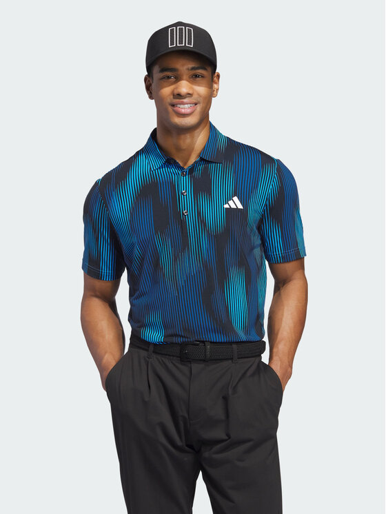 adidas adidas Polo 162550 Niebieski jasny Regular Fit