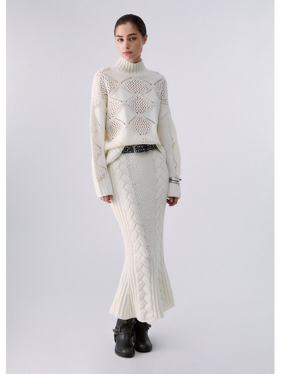 Liu Jo Liu Jo Maglione WF6287MA37R10701 Bianco Regular Fit