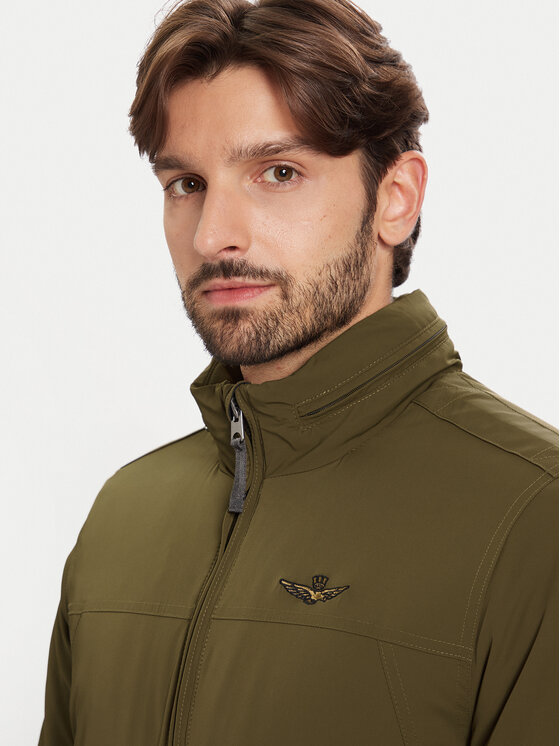 Aeronautica Militare Aeronautica Militare Bomber dzseki 252AB3026UCT03264 Zöld Regular Fit