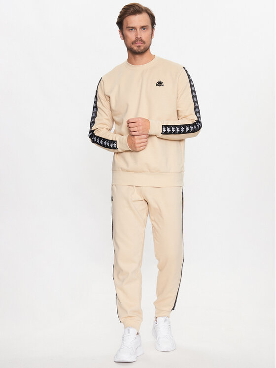 Kappa Kappa Majica dugih rukava 313005 Smeđa Regular Fit