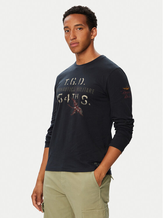Aeronautica Militare Aeronautica Militare Longsleeve 262TS2569UJ00641 Σκούρο μπλε Regular Fit