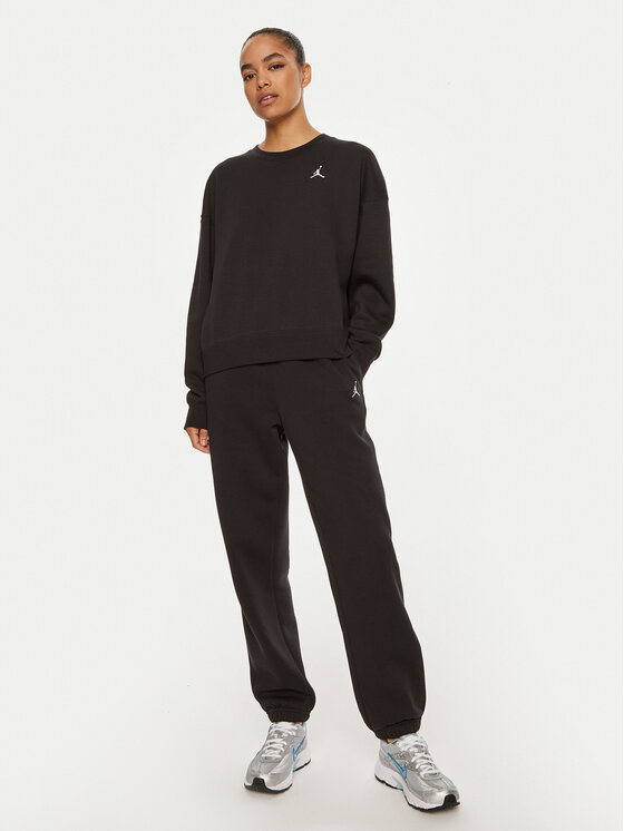 Nike Nike Džemperis Brooklyn FN4491 Juoda Relaxed Fit