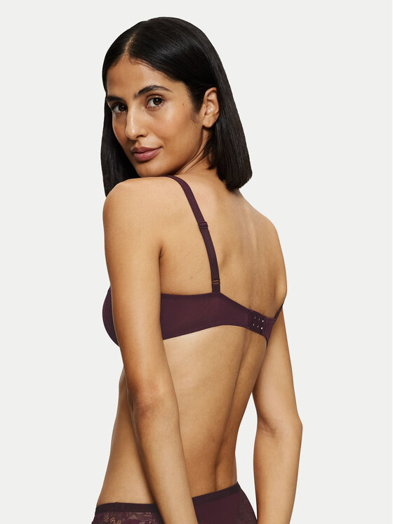 Triumph Triumph Nedrček s kostjo Amourette Charm 10214460 Bordo rdeča