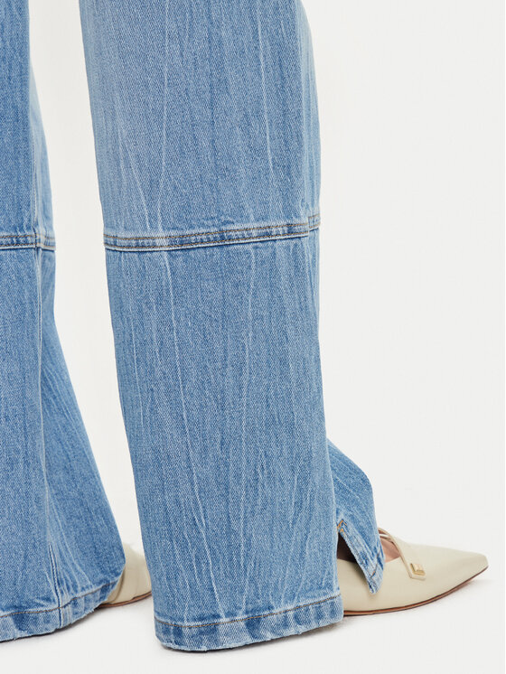 TWINSET TWINSET Traperice 242AT2272 Plava Wide Leg