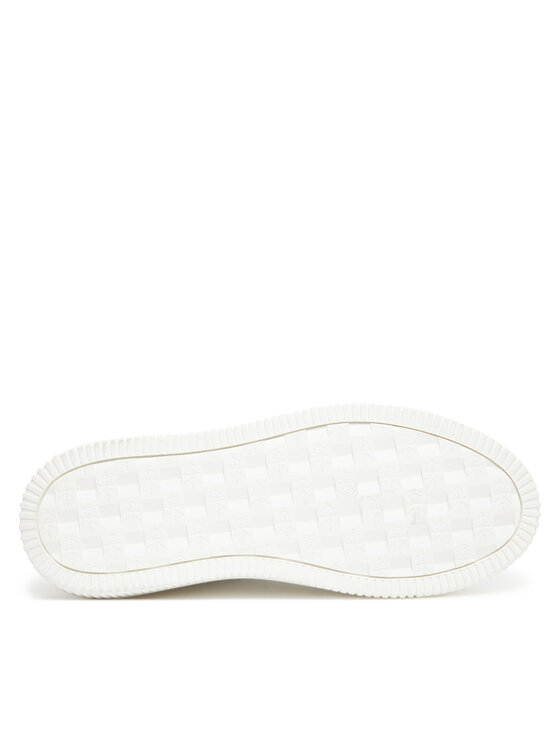 Calvin Klein Jeans Calvin Klein Jeans Sneakersy Chunky Cupsole Lth Silver YW0YW01876 Biały