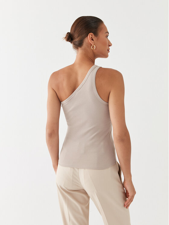 Gestuz Gestuz Top Drew 10906258 Béžová Slim Fit