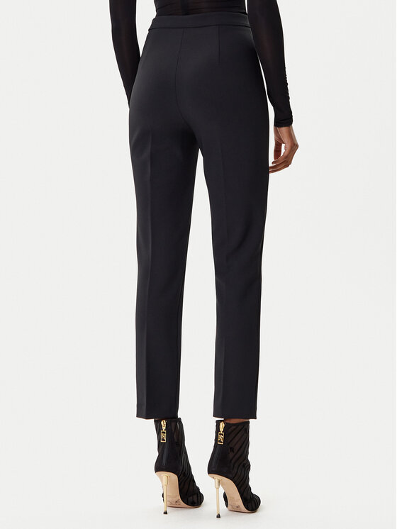 Elisabetta Franchi Elisabetta Franchi Spodnie materiałowe PA-120-56E2-V340 Czarny Regular Fit