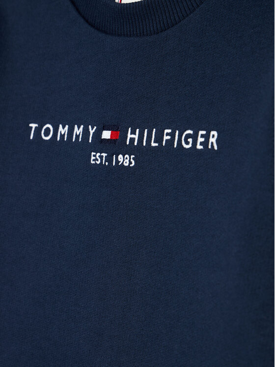 Tommy Hilfiger Tommy Hilfiger Majica dugih rukava Essential Sweatshirt KS0KS00212 Tamnoplava Regular Fit
