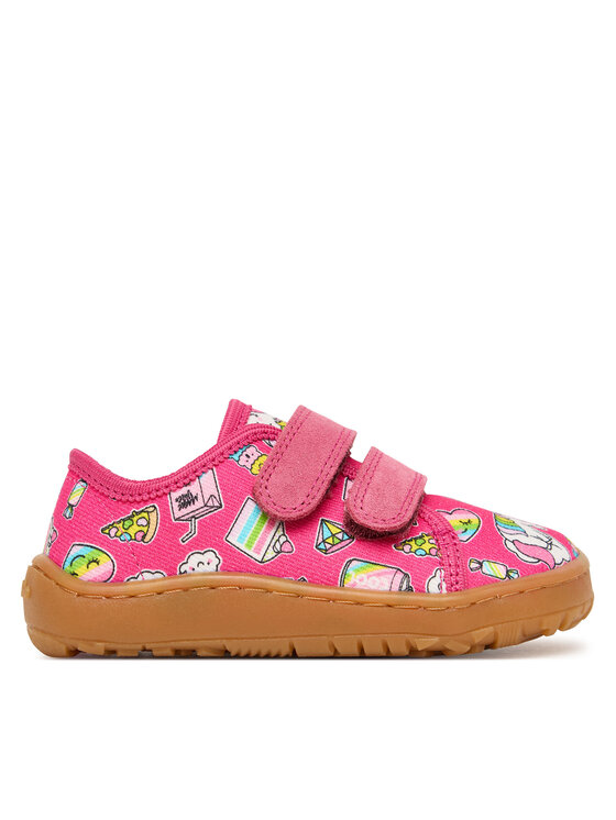 Froddo Papuci de casă Barefoot Canvas G1700440-10 M Roz
