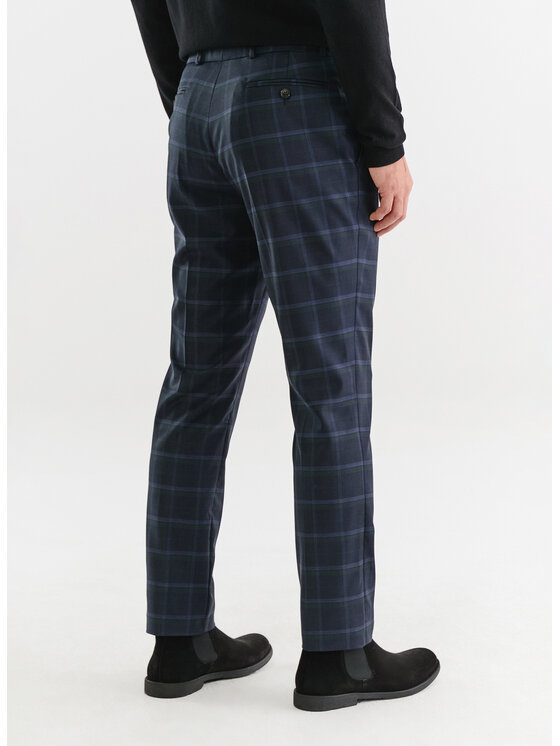 Pako Lorente Pako Lorente Spodnie garniturowe P23WP-6G-005 Granatowy Slim Fit
