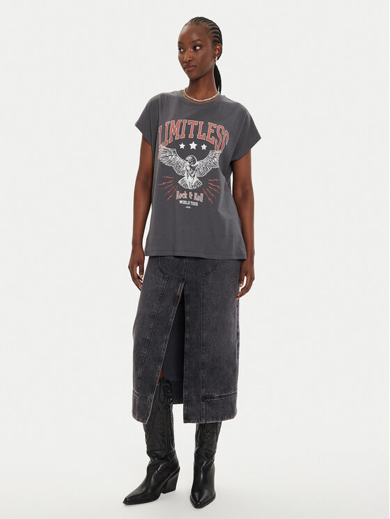 JJXX JJXX T-shirt Wilma 12274694 Siva Boxy Fit