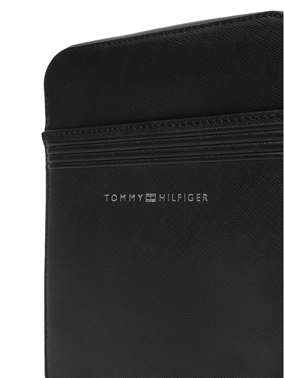 Tommy Hilfiger Tommy Hilfiger Crossover torbica Th Business Leath Mini Reporter AM0AM13215 Crna