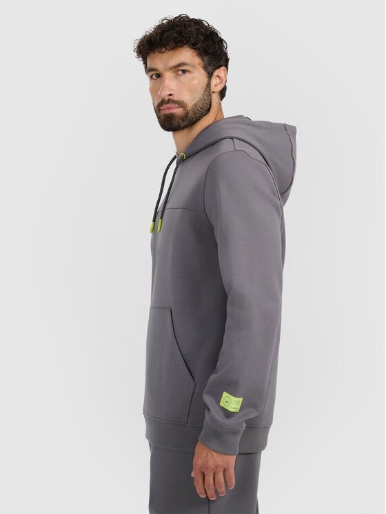 4F 4F Felpa 4FRAW25TSWSM2458-23S Grigio Regular Fit