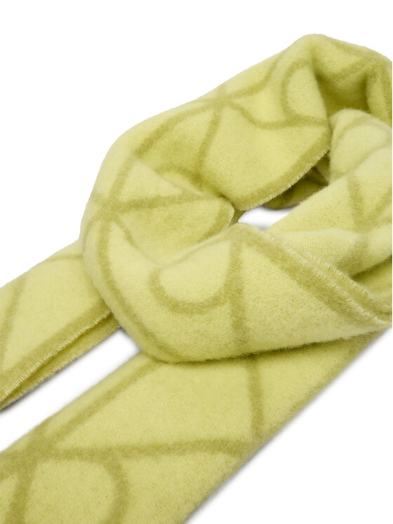 Calvin Klein Calvin Klein Szalik Emblem Aop Brushed LV04D8072G Zielony