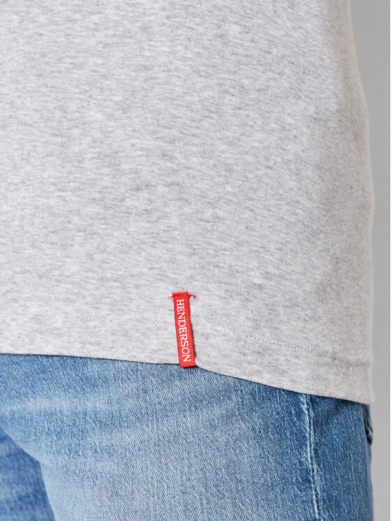Henderson Henderson T-Shirt 1495 Šedá Regular Fit