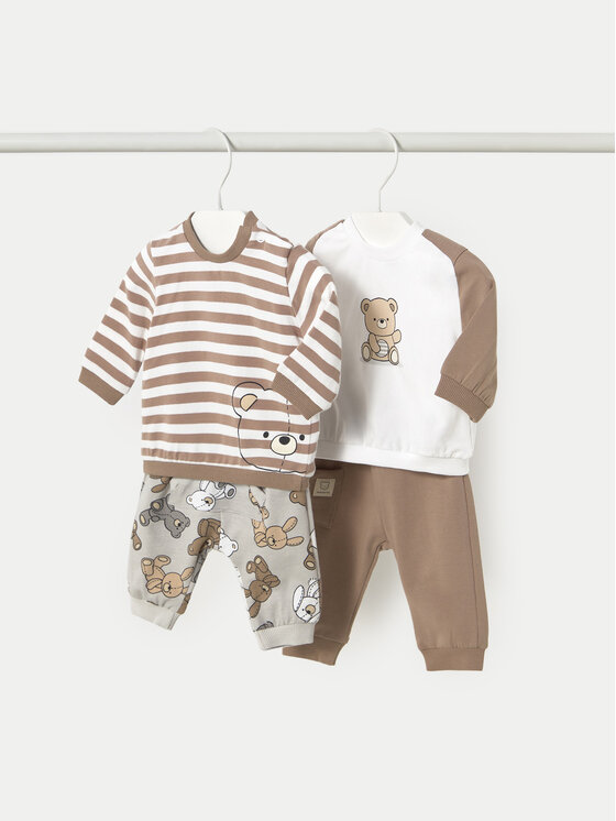 Mayoral Completo tuta 1612 Beige Regular Fit, taglia : 4_6M