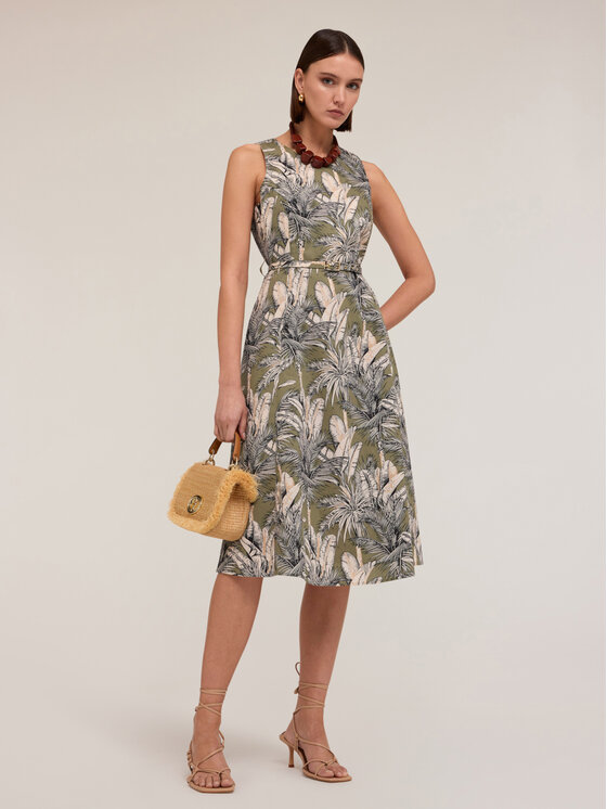 Motivi Motivi Vestito 7550Q003216N0Z3 Verde Regular Fit