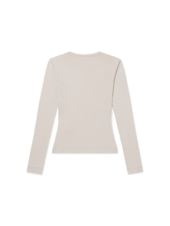 La Mania La Mania Longsleeve MILO Beige Classic Fit