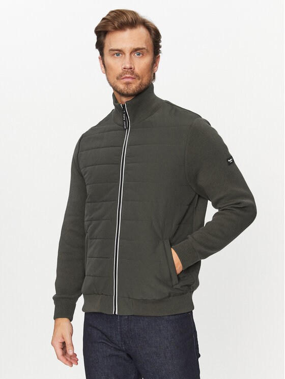 Pepe Jeans Mikina Snell Mock PM702381 Sivá Regular Fit