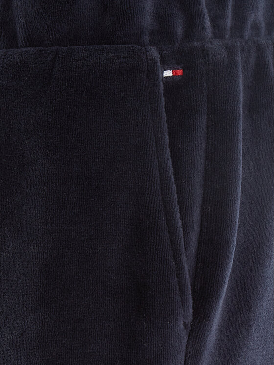Tommy Hilfiger Tommy Hilfiger Долнище анцуг KG0KG07409 M Тъмносин Wide Leg